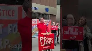 James Davis, President of PSC, Job Security Press Conference and Rally on 5/2/24