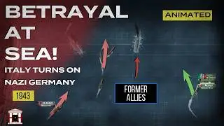 The Italian Torpedo Boat That Sank 8 German Ships in One Hour, 1943 - Animated