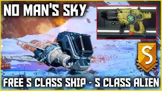 No Man's Sky - RARE ! CRASHED S CLASS SHIP & S Class Alien Multitool Location - No Mans Sky 2024