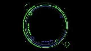 Si-fi HUD UI futuristic animation 4k || HUD sound effects ||No Copyright