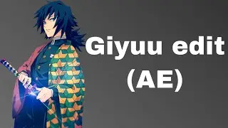 Giyuu edit (After Effects)