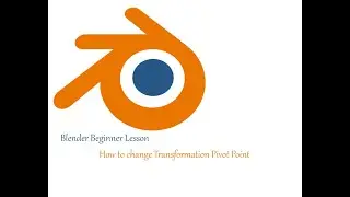 Blender 2.90.1 How to change  Pivot Point in  any Transformation