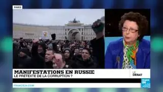 Manifestations en Russie : le prétexte de la corruption? (Partie 1) France 24