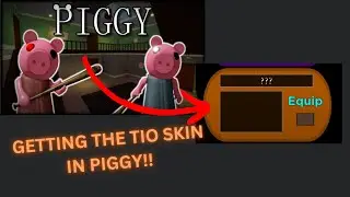 GETTING THE TIO SKIN FROM PIGGY!! LIVE!!🔴🔴