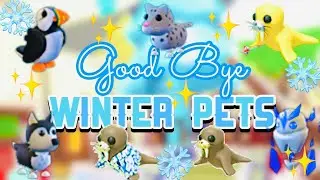❄️ GOODBYE TO A WORLD ADOPT ME WINTER PETS ❄️