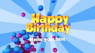 Happy Birthday | Cinema 4D Templates | Project Files