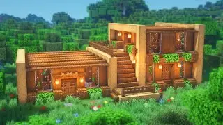 Minecraft house tutorial｜How to build a Wooden house #1