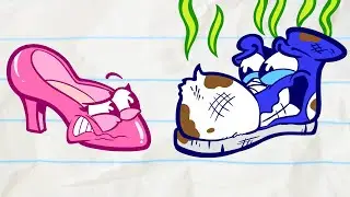 Pencilmate Has Athlete's Foot! | Animated Cartoons Characters | Animated Short Films | Pencilmation