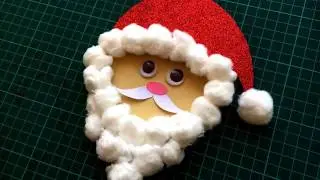 Santa's Face from Waste CD | Preschool Craft | Fun Craft for Kids | 2020