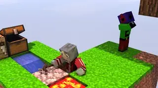 Minecraft | Sky blocks a lot done!!