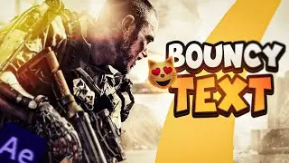 Awesome Bouncy Text Animation😼🔥 | After Effects Tutorial @AlightZer
