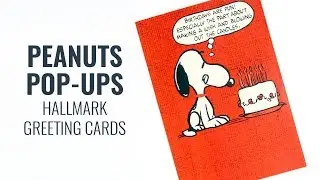 Best Wishes from Snoopy! Pop-up Peanuts Greeting Cards from Hallmark | CollectPeanuts.com