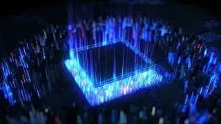 Cpu chip in stardust || After Effects Tutorial