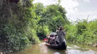 Chèo thuyền ở Hầm Hô