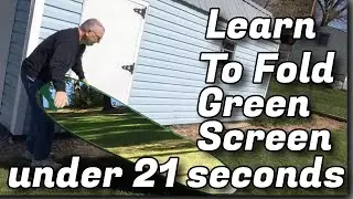Learn How to fold portable pop open green-blue screen in just 21 seconds. @GoPappyGo