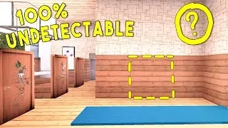 100% UNDETECTABLE REDSTONE DOOR (Redstone Base Entrance/Minecraft Redstone Tutorial)