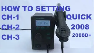 ALL ABOUT  QUICK 2008D+ | Quick 2008D+ CH1 CH2 CH3 How To Settings