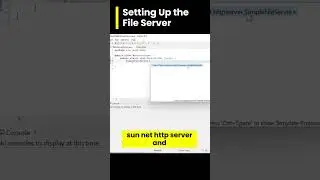 JAVA 18: HTTP SERVER || setting up the file server 