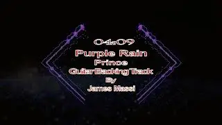 Purple Rain (Guitar Backing Track) High Quality modern vibes