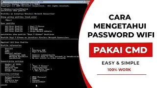 CARA CEK PASSWORD WIFI VIA WINDOWS 10