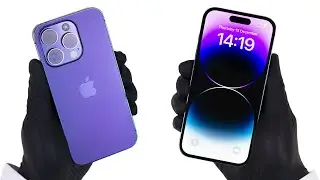 Apple iPhone 14 Pro Unboxing + Gameplay - ASMR