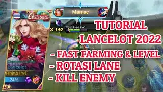 TUTORIAL LANCELOT FASTHAND 2022 | TUTORIAL LANCELOT 2022  | mobile legends