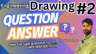 engineering drawing important objective Questions & answer by#manishswami #knowledgetv #mechanical
