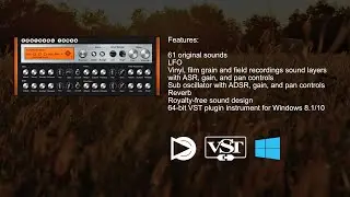 Pastoral Tones 64-bit VST plugin instrument for Windows