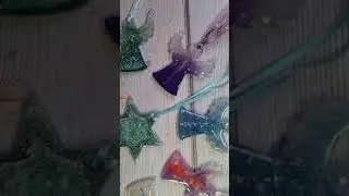 Новогодняя игрушка «Ангел» из эпоксидной смолы