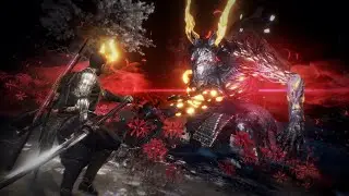 Nioh 2: Начальный минибос убийство соло на глефе.
