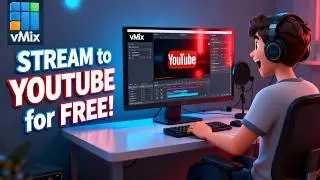 How to Stream to YouTube Using vMix for FREE (No Extra Setup Needed!)