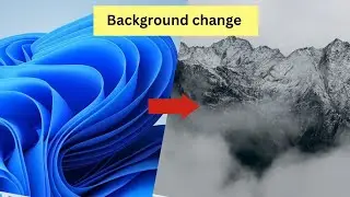 How to change desktop background image windows 11 Tutorial? -vutta