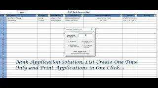 Many Types Bank Application Printing Software II Bank Application