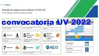 Convocatoria---Universidad Veracruzana. 2022---Escuela de Bachilleres Articulo Tercero vespertina