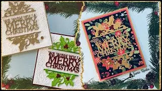 🎄We Wish You A Merry Christmas Cardmaking Process & Inspiration With InLoveArts🎄