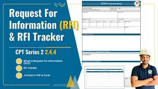 RFI &  RFI Tracker क्या होता हैं Construction Projects में | Request For Information
