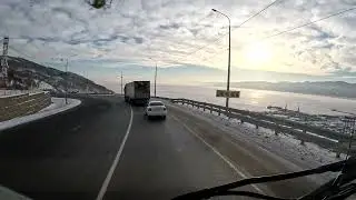 8 чудо света- Байкал ) Покоряем перевал Култук на Мercedes benz Actros 1845