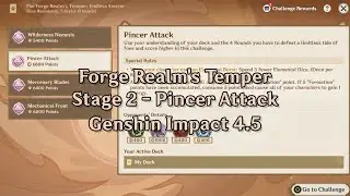 [No-Card TCG 4.5] Stage 2 Forge Realm's Temper - Genshin Impact 4.5