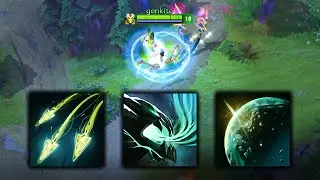 MANA RESTORE ABUSE : Split Shot + Essence Flux