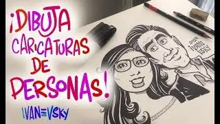 APRENDE A DIBUJAR LA CARICATURA DE UNA PERSONA
