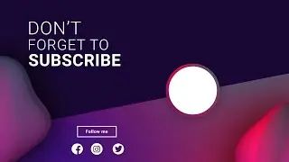 Youtube End Screen Animation V5