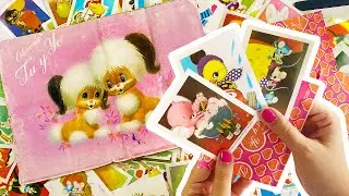 We opened a lot of envelopes! 🐶🙀🐣 Album Tu y Yo 1985 Review