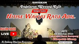 Persiapan Wayangan Nitise Wahyu Ratu Adil