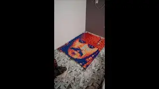 I Made Capt. Jack Sparrow (Johnny Depp) with 1000 Rubik's Cube