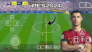 Efootball Pes PPSSPP 2024 Special Event Euro Germany | Update Face & Kits | Camera Ps5 !!!