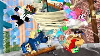 UN TORNADO DISTRUGGE LA CITTÀ *FINALE* - MINECRAFT *VITA IN CITTÀ*