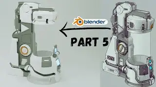 how to make sci fi machine in blender |part 5 | tutorial |latest tutorial |last part| 2024| Blender
