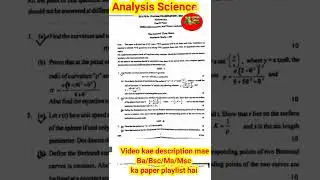 Differential geometry and tensor analysis paper 2022 MSc mathematics paper 2022# msc paper