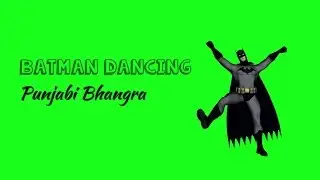Dancing Batman Free green screen effects 3d animated punjabi bhangra blender render