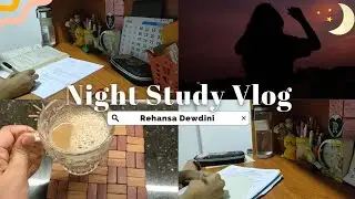 Night Study Vlog🌛(සිං&Eng Sub)